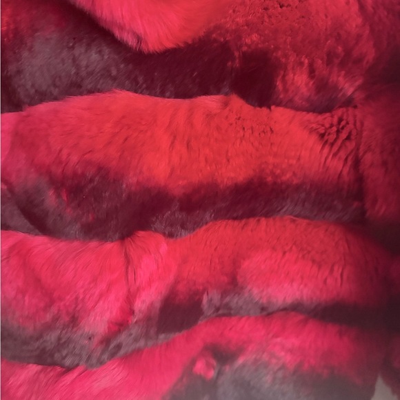 Diana Rosh Rabbit Fur Jacket Extra Small•XS - Picture 4 of 6